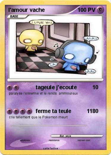 Pokemon l'amour vache