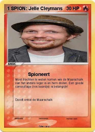 Pokemon 1 SPION: Jelle Cleymans