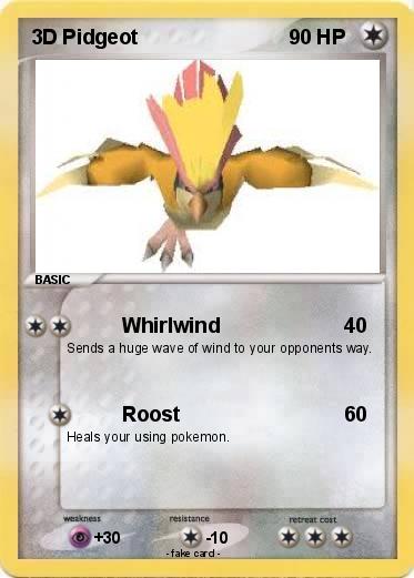 Pokemon 3D Pidgeot