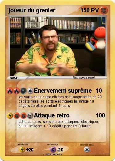 Pokemon joueur du grenier