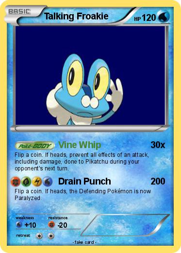Pokemon Talking Froakie