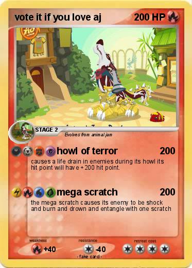 Pokemon vote it if you love aj