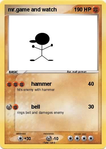 Pokemon mr.game and watch