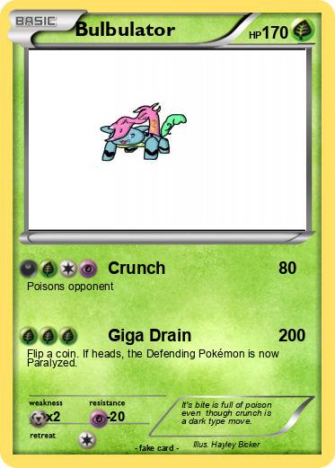 Pokemon Bulbulator