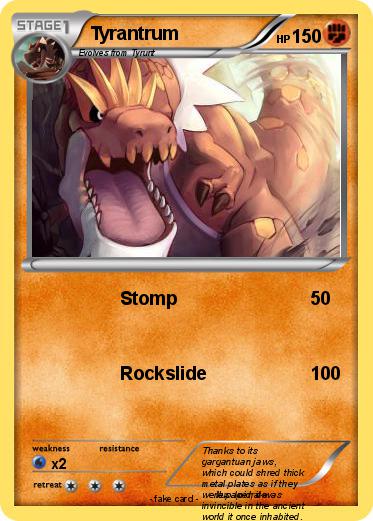 Pokemon Tyrantrum