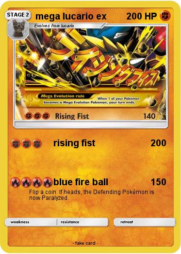 Pokemon mega lucario ex