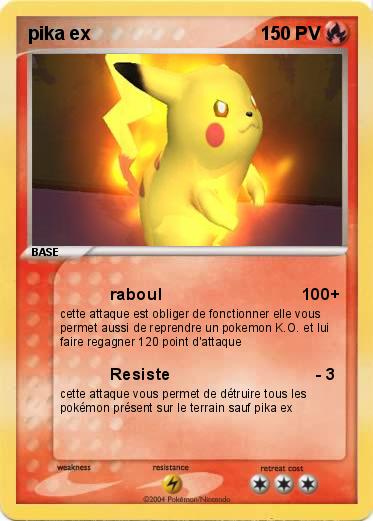 Pokemon pika ex