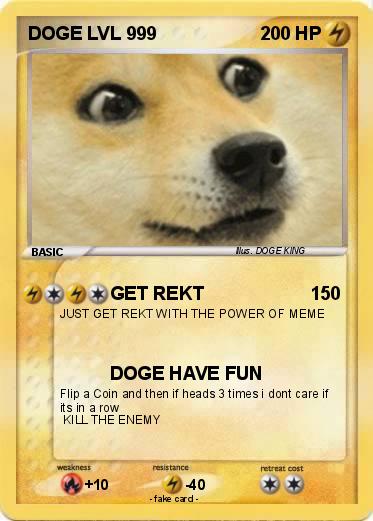 Pokemon DOGE LVL 999