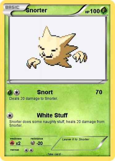 Pokemon Snorter