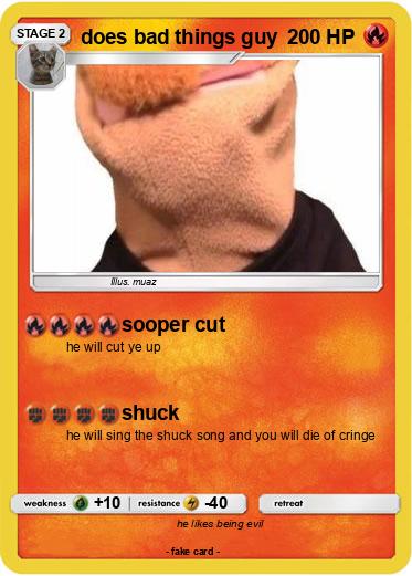 Pokemon does bad things guy