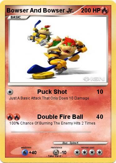 Pokemon Bowser And Bowser Jr.