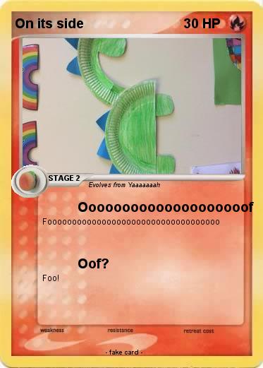 Pokemon On its side