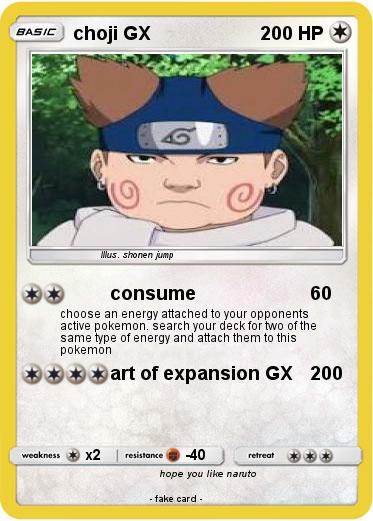 Pokemon choji GX