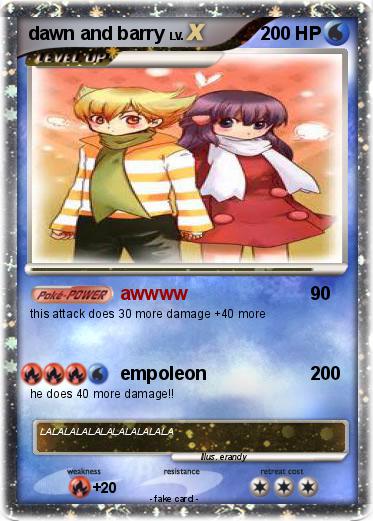 Pokemon dawn and barry