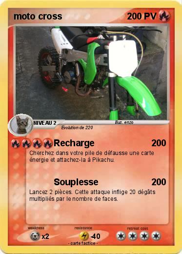 Pokemon moto cross