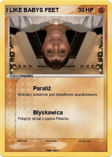 Pokemon I LIKE BABYS FEET