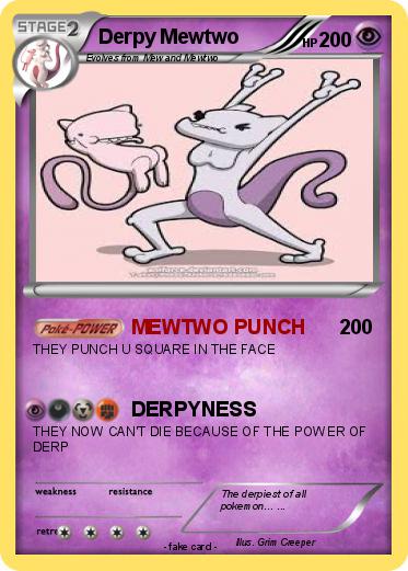 Pokemon Derpy Mewtwo