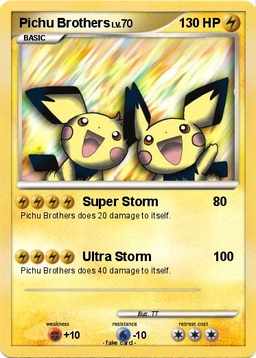 Pokemon Pichu Brothers