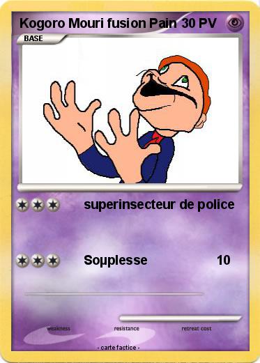 Pokemon Kogoro Mouri fusion Pain