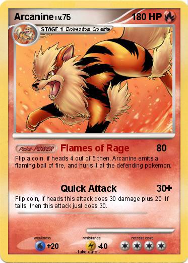 Pokemon Arcanine