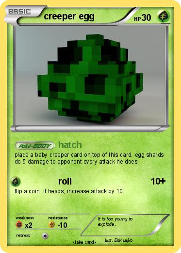 Pokemon creeper egg