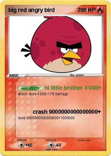 Pokemon big red angry bird
