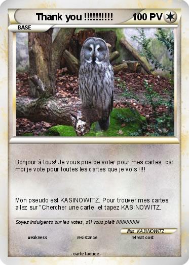 Pokemon Thank you !!!!!!!!!!