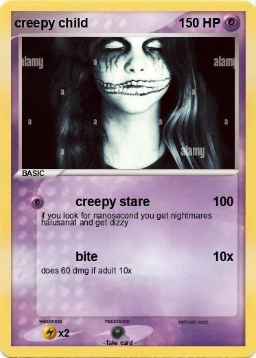 Pokemon creepy child
