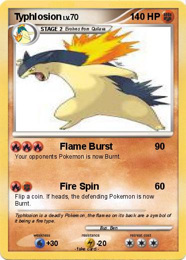 Pokemon Typhlosion