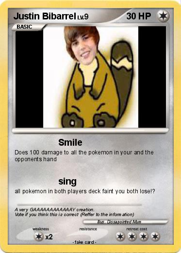 Pokemon Justin Bibarrel
