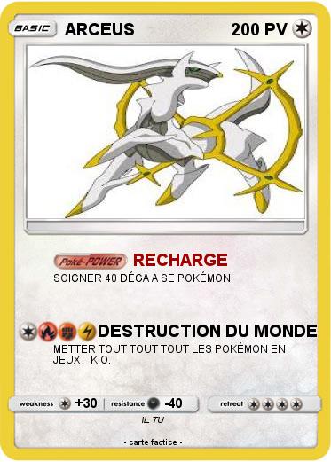 Pokemon ARCEUS