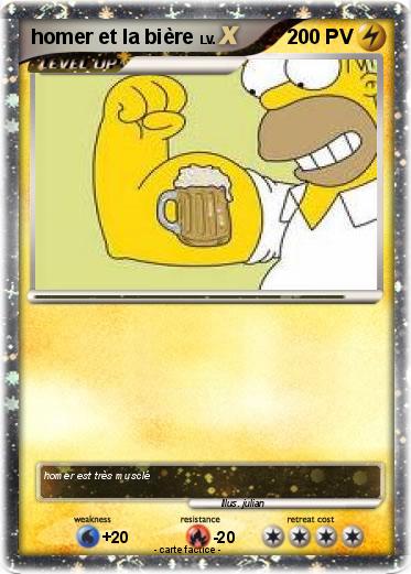 Pokemon homer et la bière