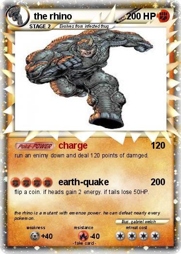 Pokemon the rhino