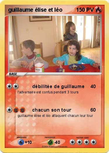 Pokemon guillaume élise et léo
