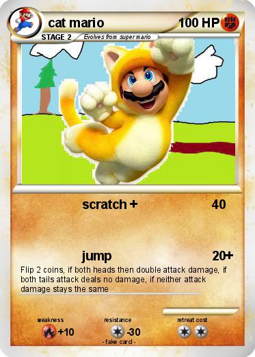 Pokemon cat mario