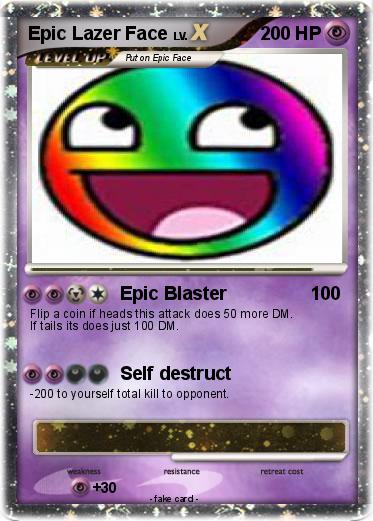 Pokemon Epic Lazer Face