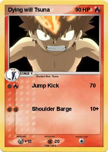Pokemon Dying will Tsuna