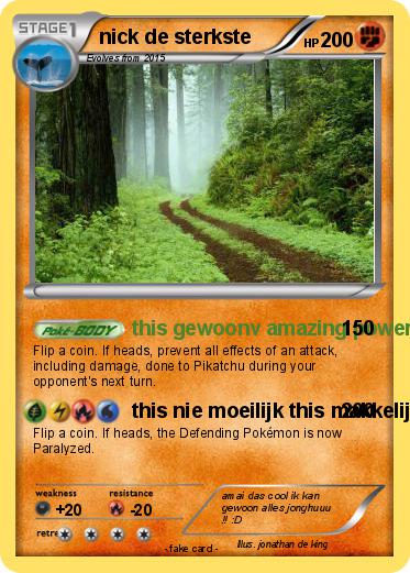 Pokemon nick de sterkste