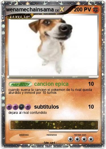 Pokemon wenamechainsama