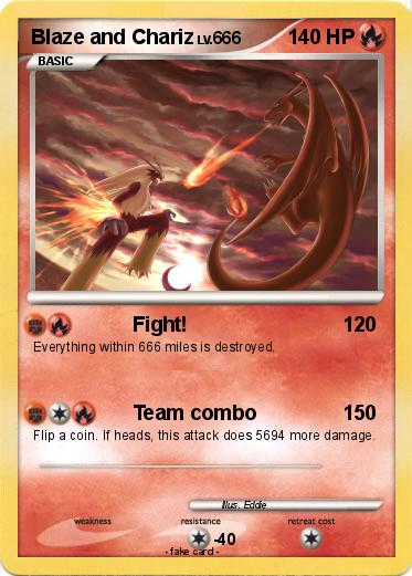Pokemon Blaze and Chariz