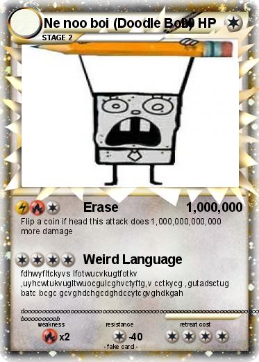 Pokemon Ne noo boi (Doodle Bob)