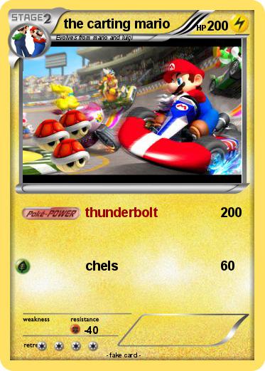 Pokemon the carting mario