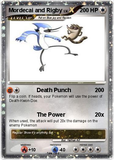 Pokemon Mordecai and Rigby
