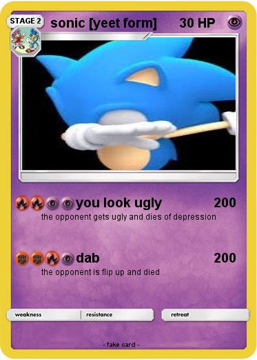 Pokemon sonic [yeet form]