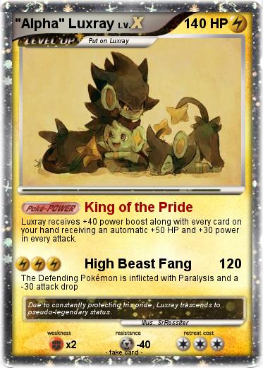 Pokemon "Alpha" Luxray