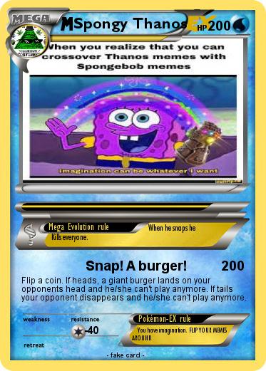 Pokemon Spongy Thanos