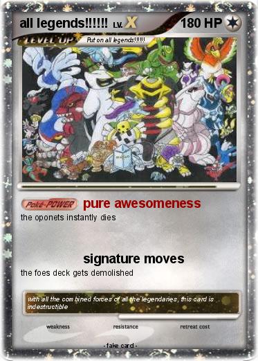 Pokemon all legends!!!!!!