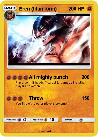 Pokemon Eren (titan form)
