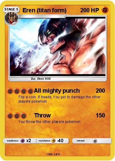 Pokemon Eren (titan form)