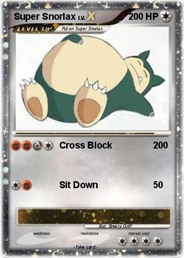 Pokemon Super Snorlax